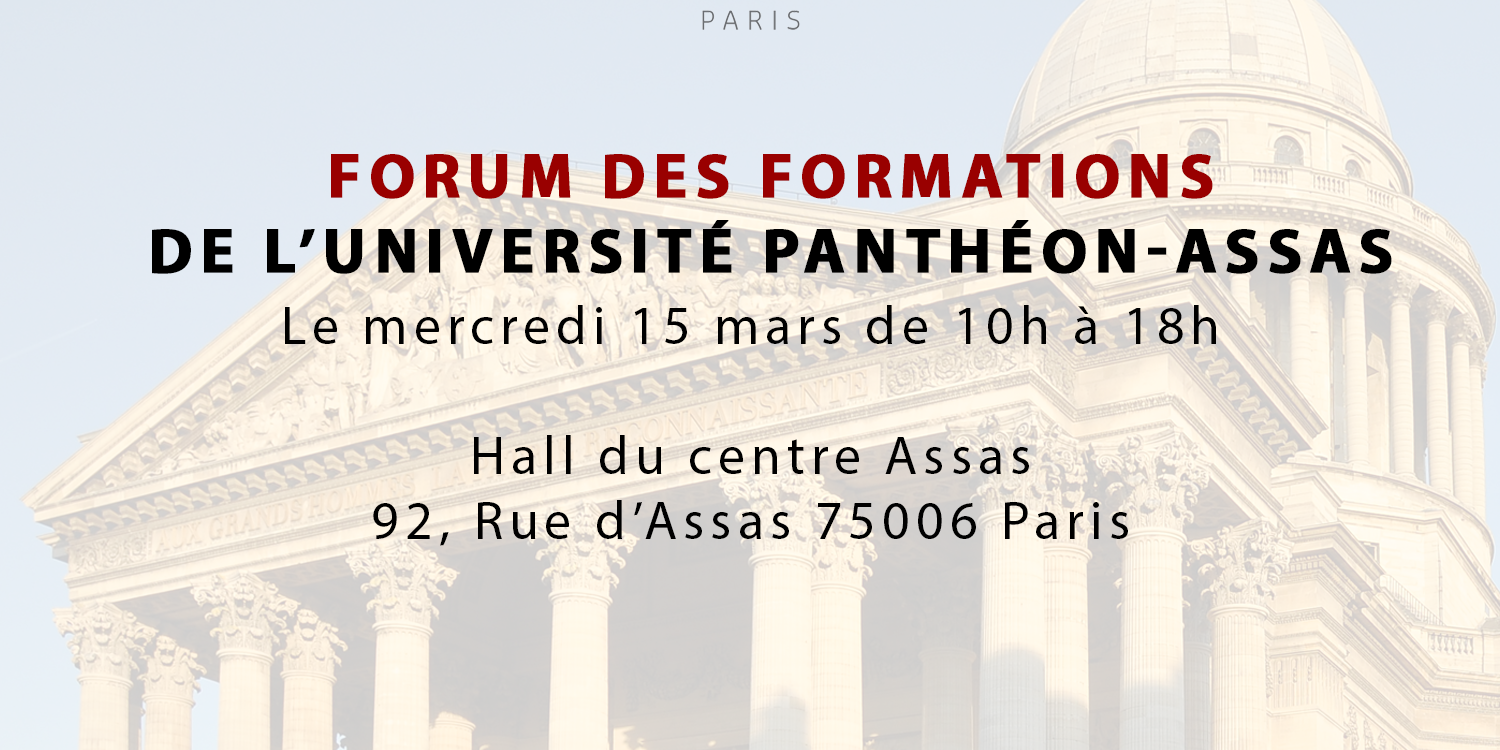 Forum Des Formations 2023 – Master 2 DPE Assas